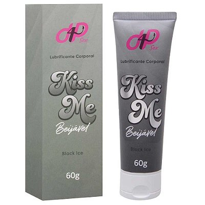 Kiss Me Lubrificante Beijável Black Ice 60G - D4P Sex