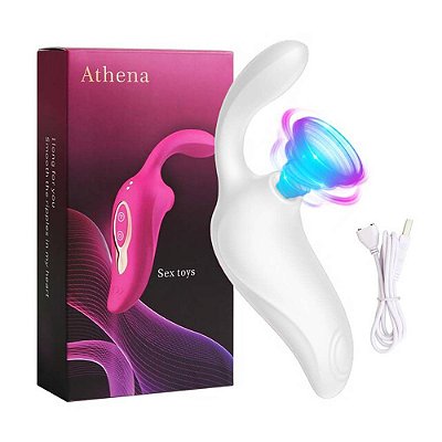 Vibrador Ponto G e Clitóris Com Pulsação e Vibração - Athena