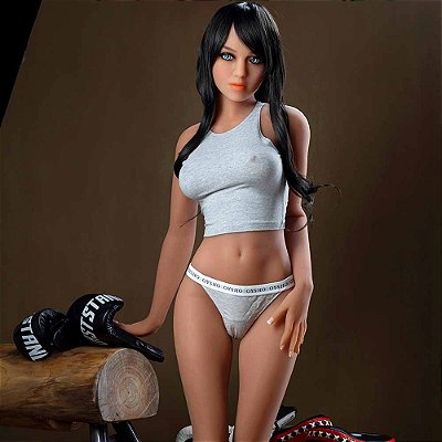 Boneca Realística Em Cyberskin, Seios Fartos, Vagina, Ânus Penetráveis - Claire Real Doll