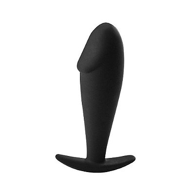 Plug Anal Em Silicone Com Glande 10 x 3 Cm - Youvibe