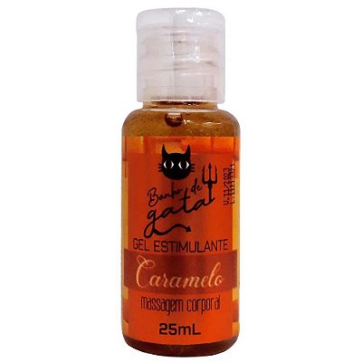 Gel Beijável Para Massagem Corporal Estimulante 25ml - Banho De Gata