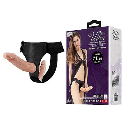 Cinta Com Pênis Dupla Penetração Strap On - Ultra Passionate Harness