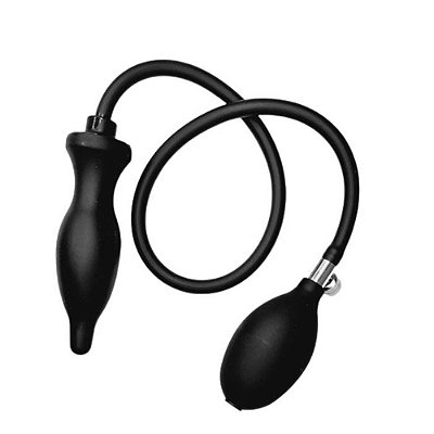 Plug Anal Inflável Silicone Com Bomba Para Inflar - Me Ame