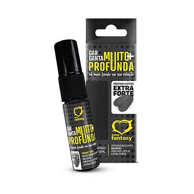 Spray Beijável Mentho-lyptos Extra Forte - Garganta Muito+ Profunda