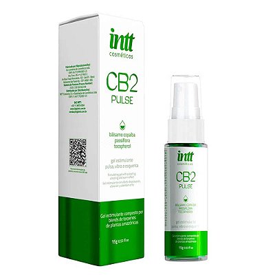 Gel Excitante Vibra, Esquenta E Pulsa 15ml - Pulse CB2 Intt