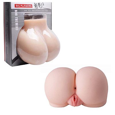 Masturbador Bunda Realista: Vagina e Ânus Com Aquecimento