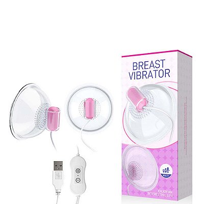 Estimulador de Mamilo com Vibração - Breast Vibrator