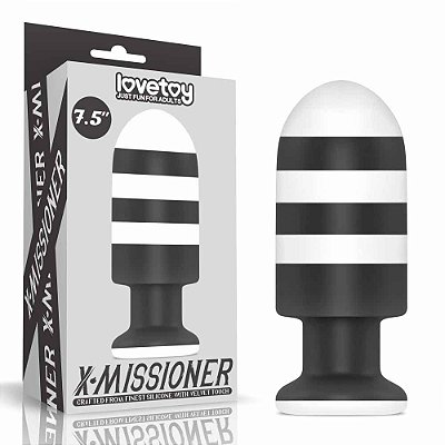 Plug Anal X-Missioner 7.5" - Prazer e Conforto