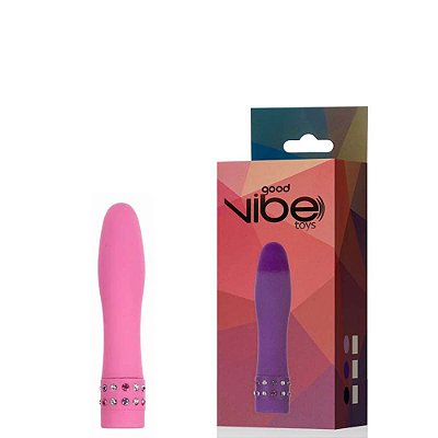 Vibrador Personal Multivelocidade com Strass - Good Vibe Toys