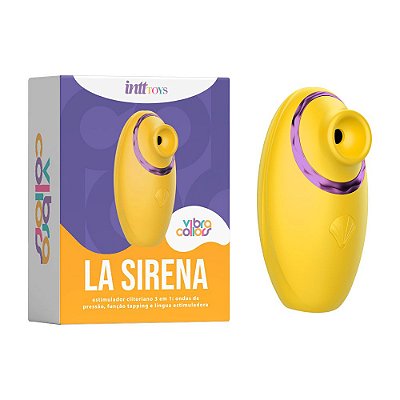 Vibrador La Sirena com Estimulação Tripla - Intt Toys