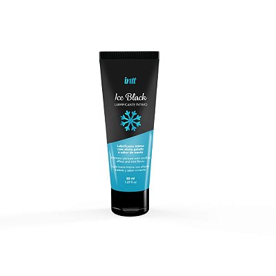 Lubrificante Efeito Gelado Ice Black 50ml - Intt Cosméticos