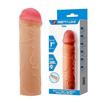 Capa Peniana Realística 16,5 x 3,8 cm - Pretty Love Nile