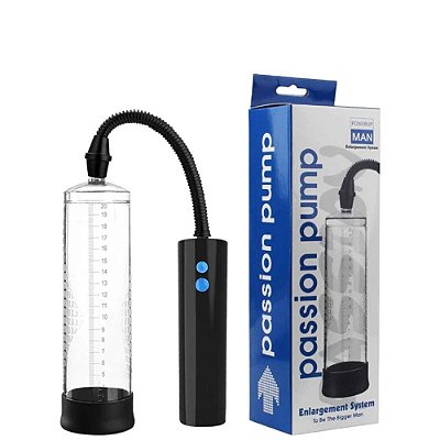 Bomba Peniana Recarregável com Sucção - Passion Pump