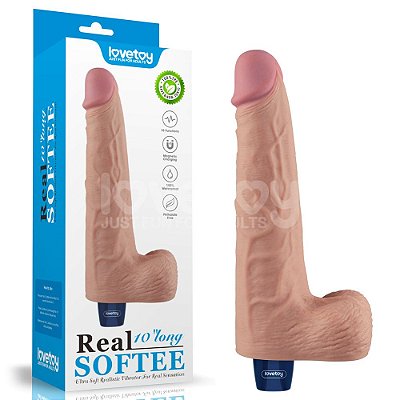 Pênis Realístico Recarregável com Vibração 25,3 cm - Lovetoy