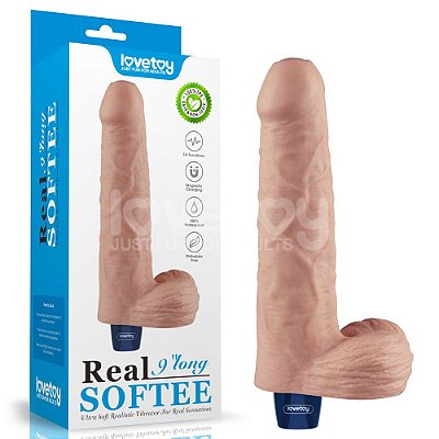 Pênis Realístico Recarregável com Vibração 22,6 cm - Lovetoy
