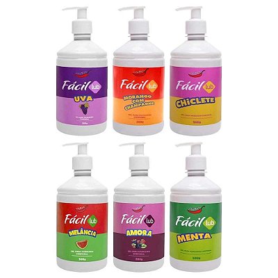 Gel Lubrificante Beijável 500g - Fácil Lub Chillies