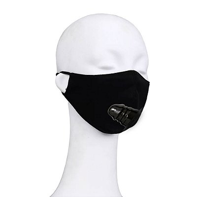 Máscara Facial com Mini Pênis Removível e Ajustável