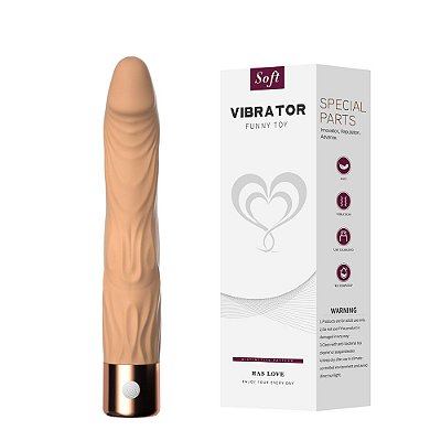 Pênis Realístico Recarregável 10 Vibrações 20,5cm - Super Soft Helen