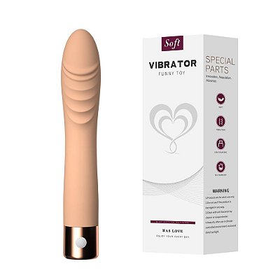 Pênis Realístico Recarregável 10 Vibrações 20,5cm - Super Soft Daisy