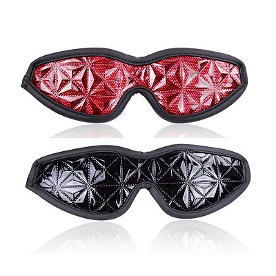 Venda para Olhos com Acabamento Brilhante e Ajustável