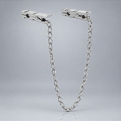 Grampos para Mamilos com Corrente de Metal – Presilhas Estimuladoras BDSM Sensorial