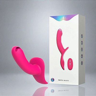 Vibrador Strapless Recarregável Com Controle Remoto E Cinta Tanga