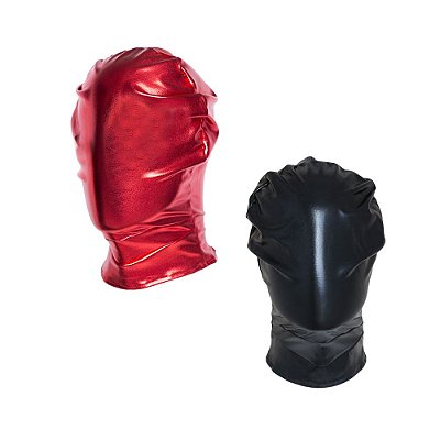 Capuz com Privação Visual e Zíper Traseiro - Ideal Práticas BDSM