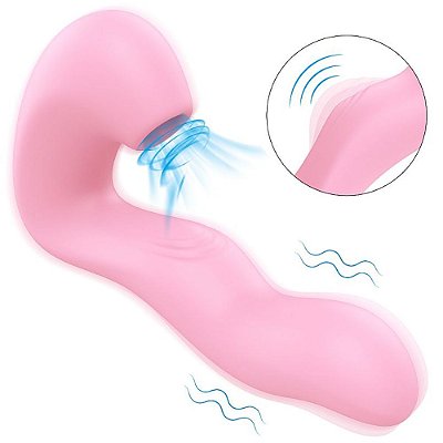 Vibrador Ponto G e Clitóris: Pulsação e Tapping - S-Hande Magic Finger