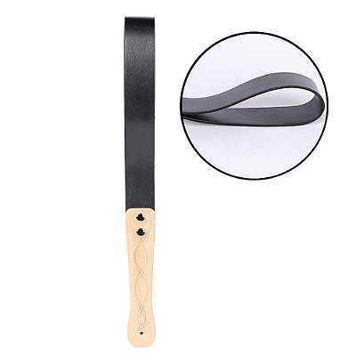 Chibata Luxo 40 cm - Cabo de Madeira Resistente