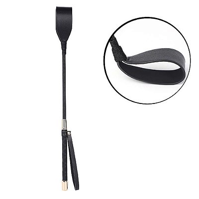 Chibata de Couro Luxo 44,5 cm - Elegância e Dominação