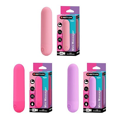 Bullet Recarregável com 10 Modos de Vibração – Pretty Love Stefan