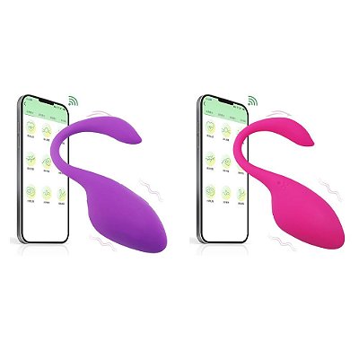 Cápsula Wireless com Controle Via App: 9 Modos de Vibração - Ruby