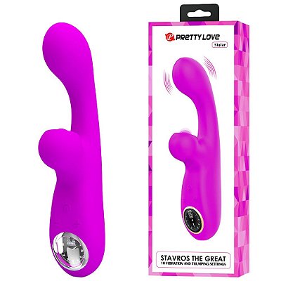 Vibrador Ponto G: Vibração e Estímulo de Tapping - Pretty Love Skylar