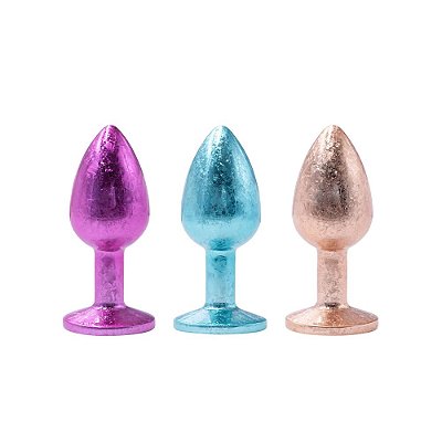 Plug Anal de Luxo com Pedra Acrílico - Elegância e Prazer