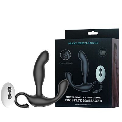 Massageador de Próstata com Estimulador: 10 Vibrações e Movimentos