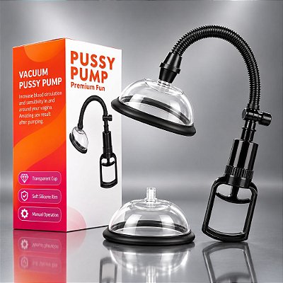 Bomba Vaginal Manual – Vacuum Pussy Pump – Com Sistema De Alavanca