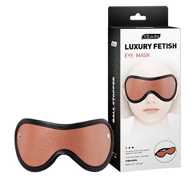 Venda para Olhos com Tiras Ajustáveis e Interior Forrado