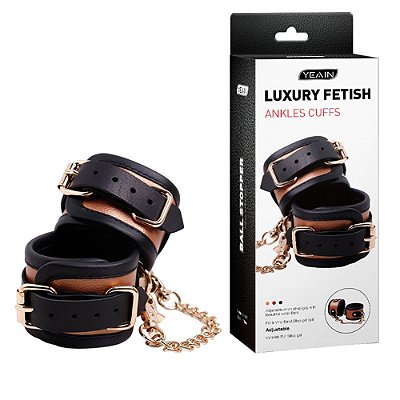 Tornozeleira com Corrente - Conforto e Ajuste Seguro