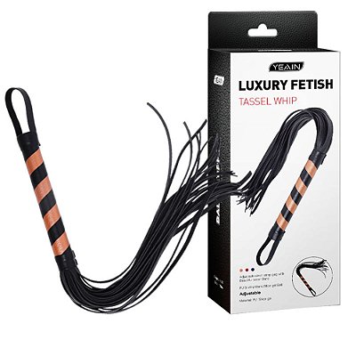 Chicote com Franjas e Alça para Punho - Resistente e Elegante