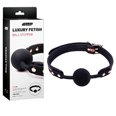 Mordaça de Bola Ajustável com Fivela - Conforto e Controle