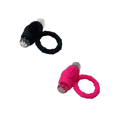 Anel Peniano Vibratório de Silicone Flexível