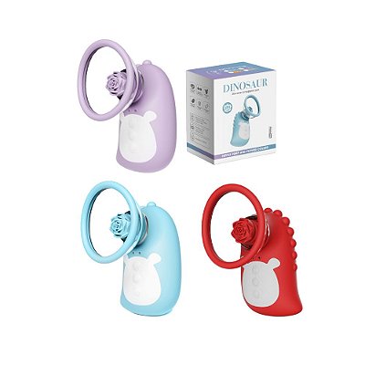 Sugador Clitoriano com Estimulador Vai e Vem: 7 Modos - Dinosaur