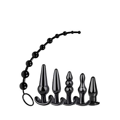 Kit com 6 Plugs Anais – Diferentes Tamanhos e Sensações
