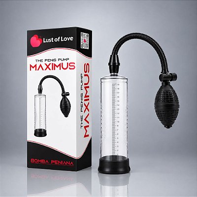 Bomba Peniana Manual com Anel de Silicone – Lust Of Love Maximus