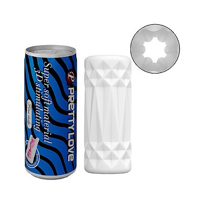 Masturbador Masculino Super Soft 2: Formato de Lata - Pretty Love