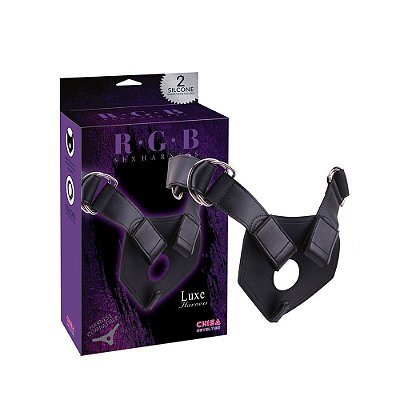 Cinta Peniana Ajustável com 3 Anéis – Rgb Sex Harness Chisa