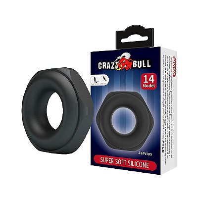 Anel Peniano Texturizado em Silicone - Crazy Bull Jarvius