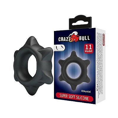 Anel Peniano Texturizado em Silicone - Crazy Bull Ethaniel