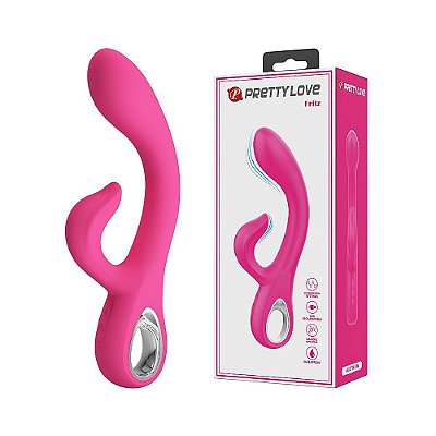 Vibrador de Ponto G e Clitóris: Estímulo Duplo - Pretty Love Fritz