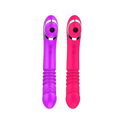 Vibrador Ponto G com Vai e Vem e Pulsação – 7 Modos